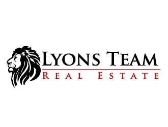 Lyons Team Real Estate logo design by ElonStark