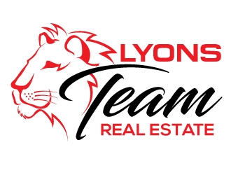 Lyons Team Real Estate logo design by Upoops