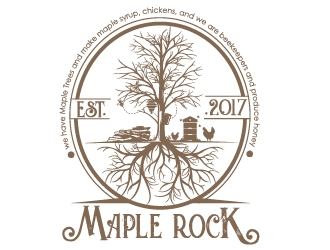 Maple Rock  logo design by dorijo