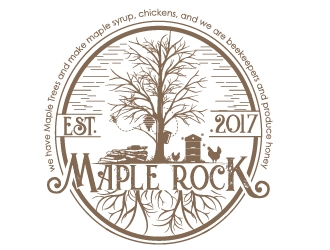 Maple Rock  logo design by dorijo