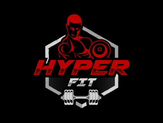 HyperFit logo design by fawadyk