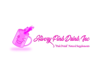 Hivory Pink Drink, Inc logo design by Hansiiip