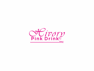 Hivory Pink Drink, Inc logo design by apikapal