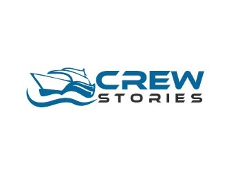 CREW STORIES logo design by shravya
