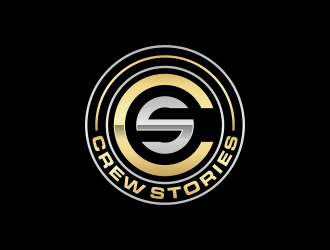 CREW STORIES logo design by BlessedArt
