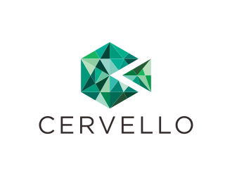 Cervello logo design by p0peye