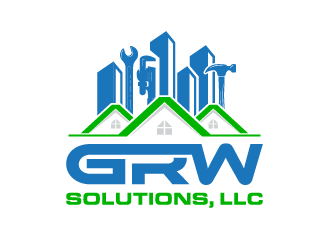 GRW Solutions, LLC logo design by PRN123