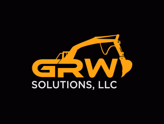 GRW Solutions, LLC logo design by santrie