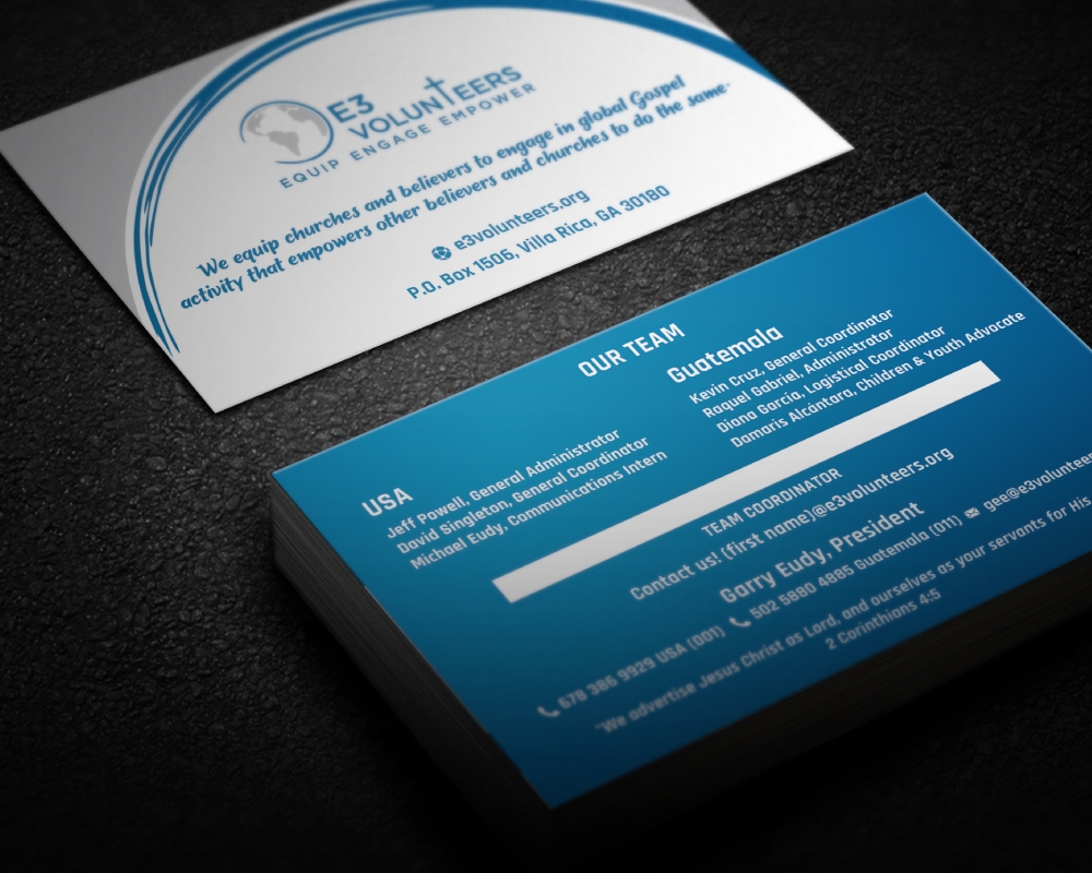 E3 Volunteers logo design by Boomstudioz