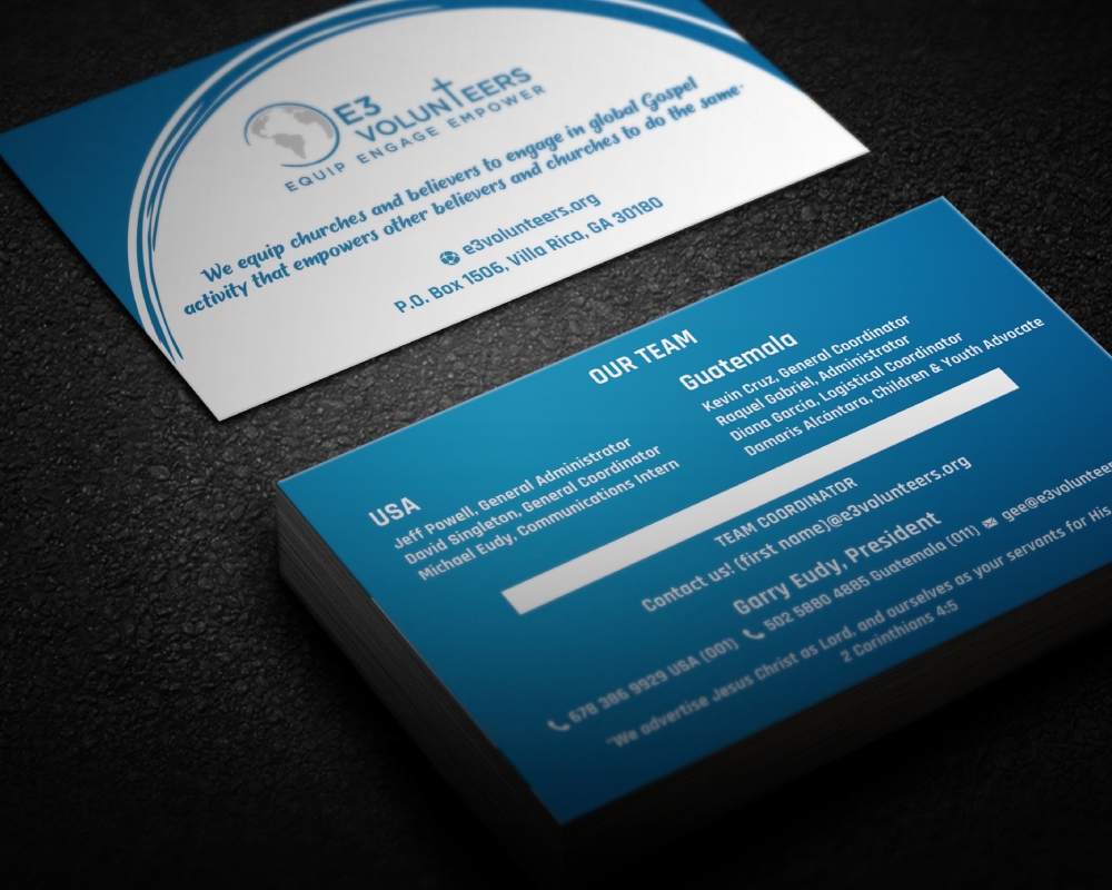 E3 Volunteers logo design by Boomstudioz