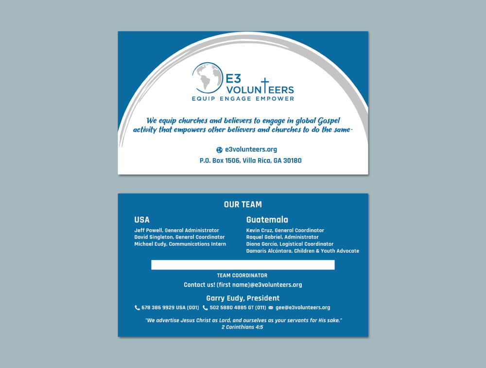 E3 Volunteers logo design by Boomstudioz