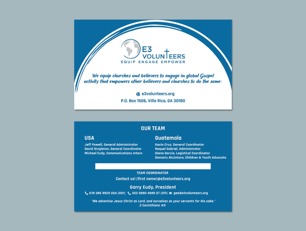 E3 Volunteers logo design by Boomstudioz