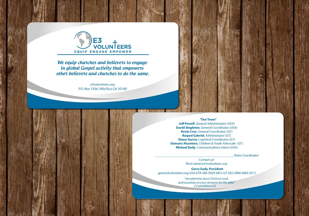 E3 Volunteers logo design by ElonStark