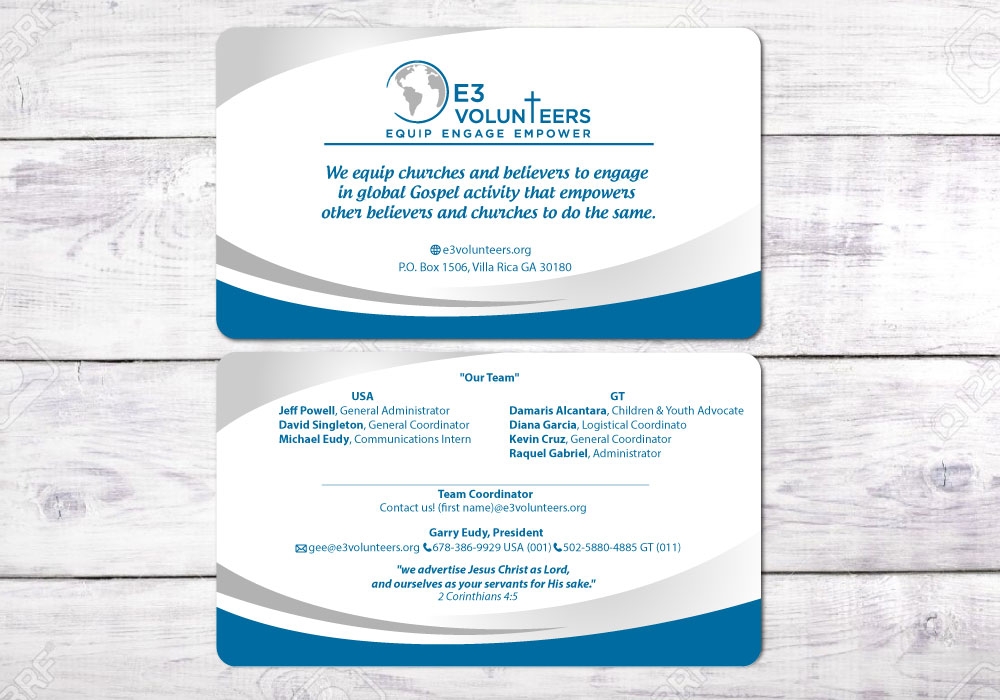 E3 Volunteers logo design by ElonStark