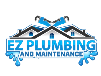 EZ Plumbing and Maintenance logo design by THOR_
