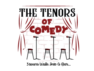 The Tenors of Comedy logo design by logoguy