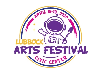 Lubbock Arts Festival logo design by logoguy