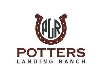 Potters Landing Ranch logo design by akilis13