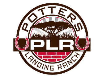 Potters Landing Ranch logo design by THOR_