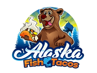 Alaska Fish Tacos  logo design by DreamLogoDesign