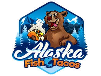 Alaska Fish Tacos  logo design by DreamLogoDesign
