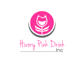 Hivory Pink Drink, Inc logo design by ROSHTEIN