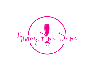 Hivory Pink Drink, Inc logo design by blessings