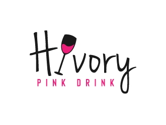 Hivory Pink Drink, Inc logo design by akilis13