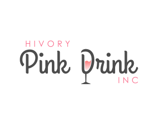 Hivory Pink Drink, Inc logo design by Rossee