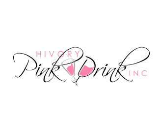 Hivory Pink Drink, Inc logo design by Rossee
