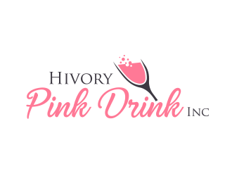 Hivory Pink Drink, Inc logo design by keylogo