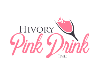Hivory Pink Drink, Inc logo design by keylogo