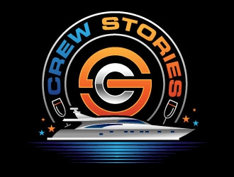 CREW STORIES logo design by Suvendu