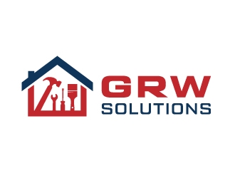 GRW Solutions, LLC logo design by akilis13