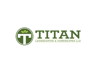 Titan Landscaping & Hardscapes LLC logo design by blessings