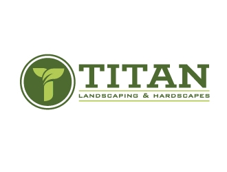 Titan Landscaping & Hardscapes LLC logo design by Marianne