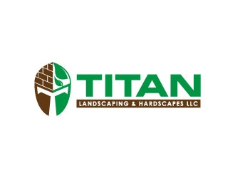 Titan Landscaping & Hardscapes LLC logo design by gipanuhotko