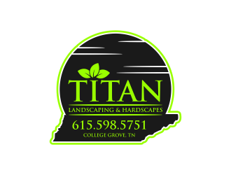 Titan Landscaping & Hardscapes LLC logo design by IrvanB