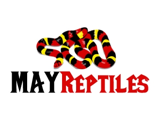 MAY Reptiles logo design by ElonStark