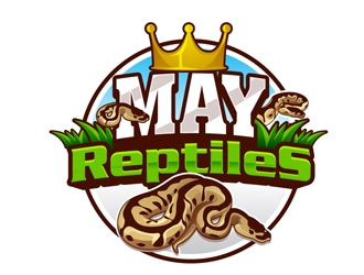 MAY Reptiles logo design by DreamLogoDesign