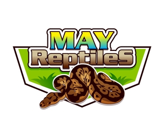 MAY Reptiles logo design by DreamLogoDesign