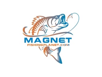 MagnetFishingPlanet.com logo design by heba