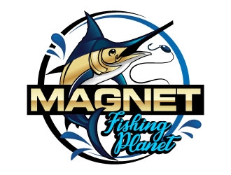MagnetFishingPlanet.com logo design by Suvendu