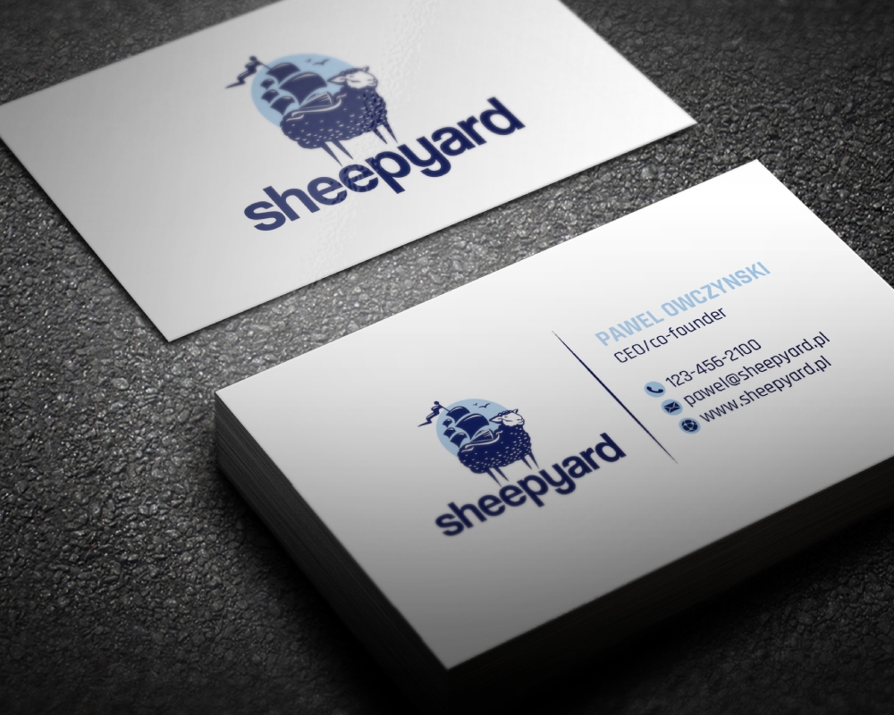 sheepyard logo design by Boomstudioz