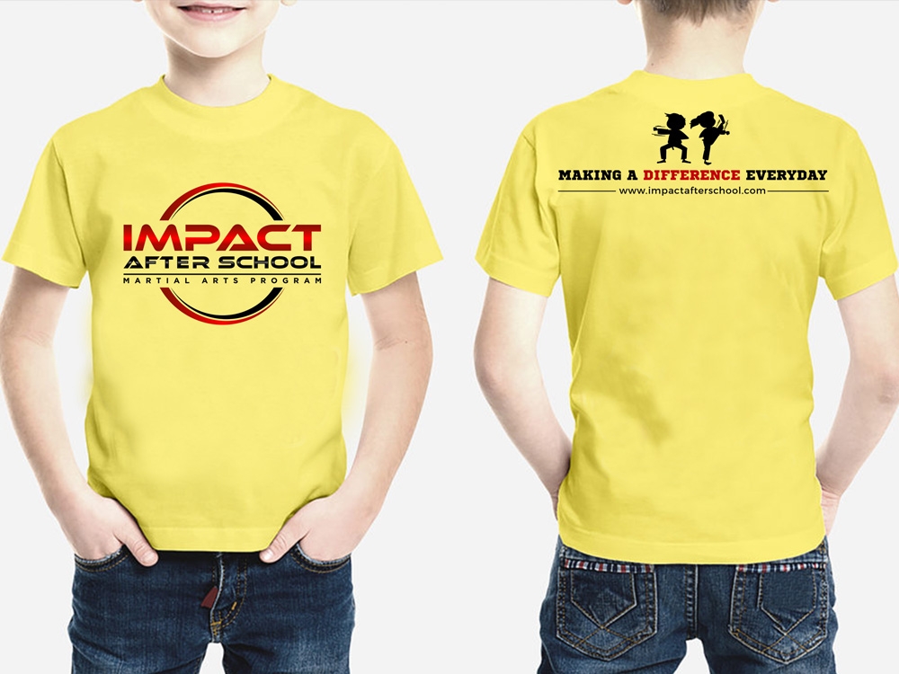 Impact After School Martial Arts Program logo design by Gelotine
