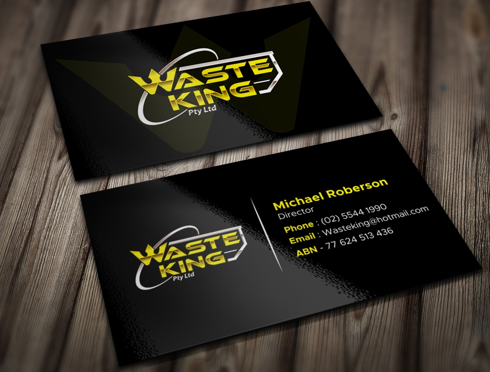 Waste King Pty Ltd logo design by Kindo