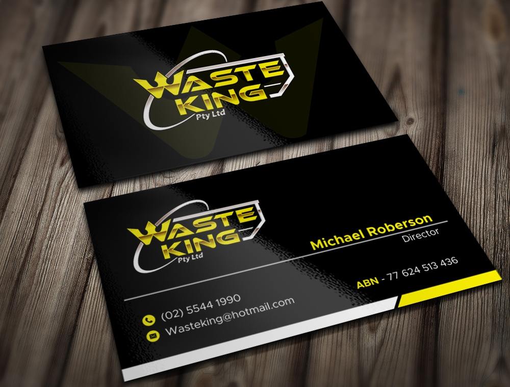 Waste King Pty Ltd logo design by Kindo