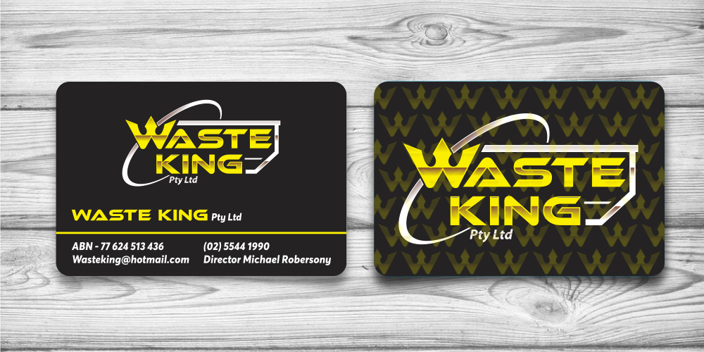 Waste King Pty Ltd logo design by done