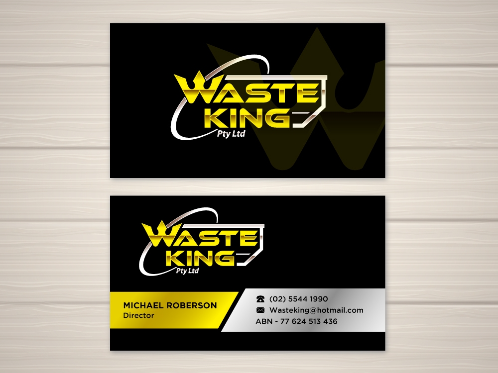 Waste King Pty Ltd logo design by labo