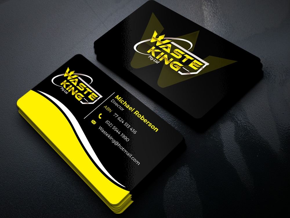 Waste King Pty Ltd logo design by Gelotine